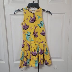 Mullido Yellow shark Summer dress